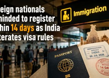 Foreign nationals reminded to register within 14 days as India reiterates visa rules 5 Foreign nationals reminded to register within 14 days as India reiterates visa rules
