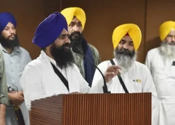 Punjab youth defrauded by illegal agents meet Akal Takht Jathedar in UK, seek help to return home 4 Akal Takht Jathedar Giani Kuldip Singh Gargaj Southall UK, Punjab youth illegal migration return 2026