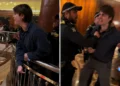 Far-right activist shouts anti-India slogans at Modi's Melbourne hotel. Police remove him within minutes. 10 Hugo Lennon anti-immigration protest Modi Melbourne 2026