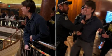 Hugo Lennon anti-immigration protest Modi Melbourne 2026