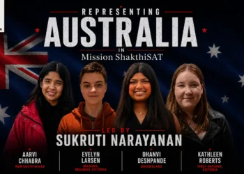 Mission ShakthiSAT Australian student delegation