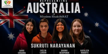 Mission ShakthiSAT Australian student delegation