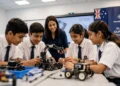Australia robotics STEM lab Delhi school India