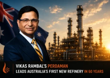 Vikas Rambal Perdaman refinery announcement Western Australia with PM Albanese, Indian entrepreneur 2026