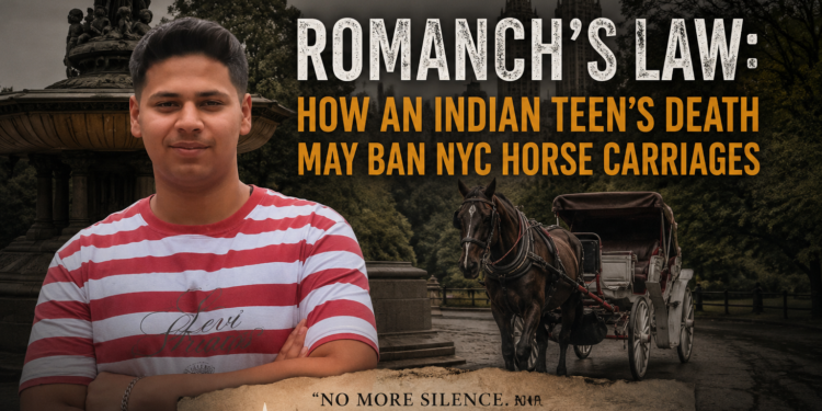 Romanch's Law: How an Indian Teen's Death May Ban NYC Horse Carriages 1 Romanch's Law horse carriage ban