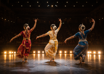 Over 300 Indian dancers took over Carnegie Hall on the July 4 weekend. What made this different? 3 Indian classical dancers performing at Carnegie Hall New York, All-Indian Dance Festival 2026 diaspora culture