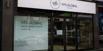 a photograph of a VFS Global centre in Australia