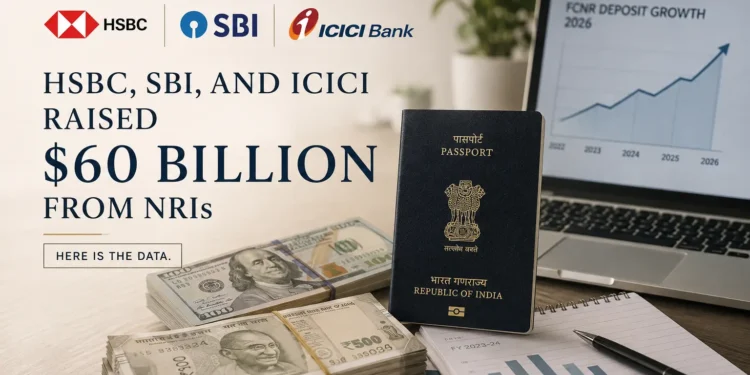 HSBC, SBI, and ICICI raised $60 Billion From NRIs. Here Is the Data. 1 SBI HSBC ICICI FCNR deposit drive NRI 2026