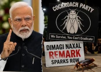 Cockroach Party Slams Modi's Explosive 'Dimagi Naxal' Remark, Sparks Row 3 PM Modi addressing nation from Red Fort Independence Day, Cockroach Janta Party dimagi Naxal remark 2026