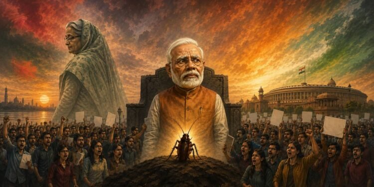 The Cockroaches Are Coming: Modi May Face the Same Fate as Bangla PM Sheikh Hasina 1 The Cockroaches Are Coming: Modi May Face the Same Fate as Bangla PM Sheikh Hasina
