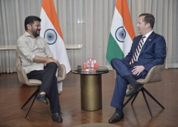 Telangana CM Revanth Reddy meeting US Ambassador Sergio Gor New Delhi, H-1B visa Telangana students 2026