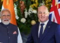 New Zealand India Trade Deal Clears Parliament In Historic 93-29 Vote 9 Indian Prime Minister Narendra Modi and New Zealand Prime Minister Christopher Luxon shake hands in Auckland ahead of the New Zealand India trade deal