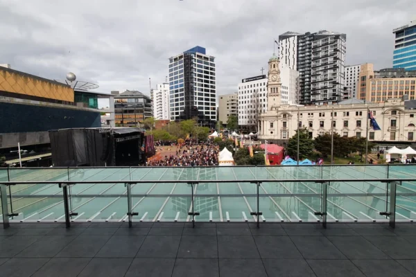 Archive view of Auckland Diwali in Aotea Square in 2022, the venue for Auckland Diwali 2026