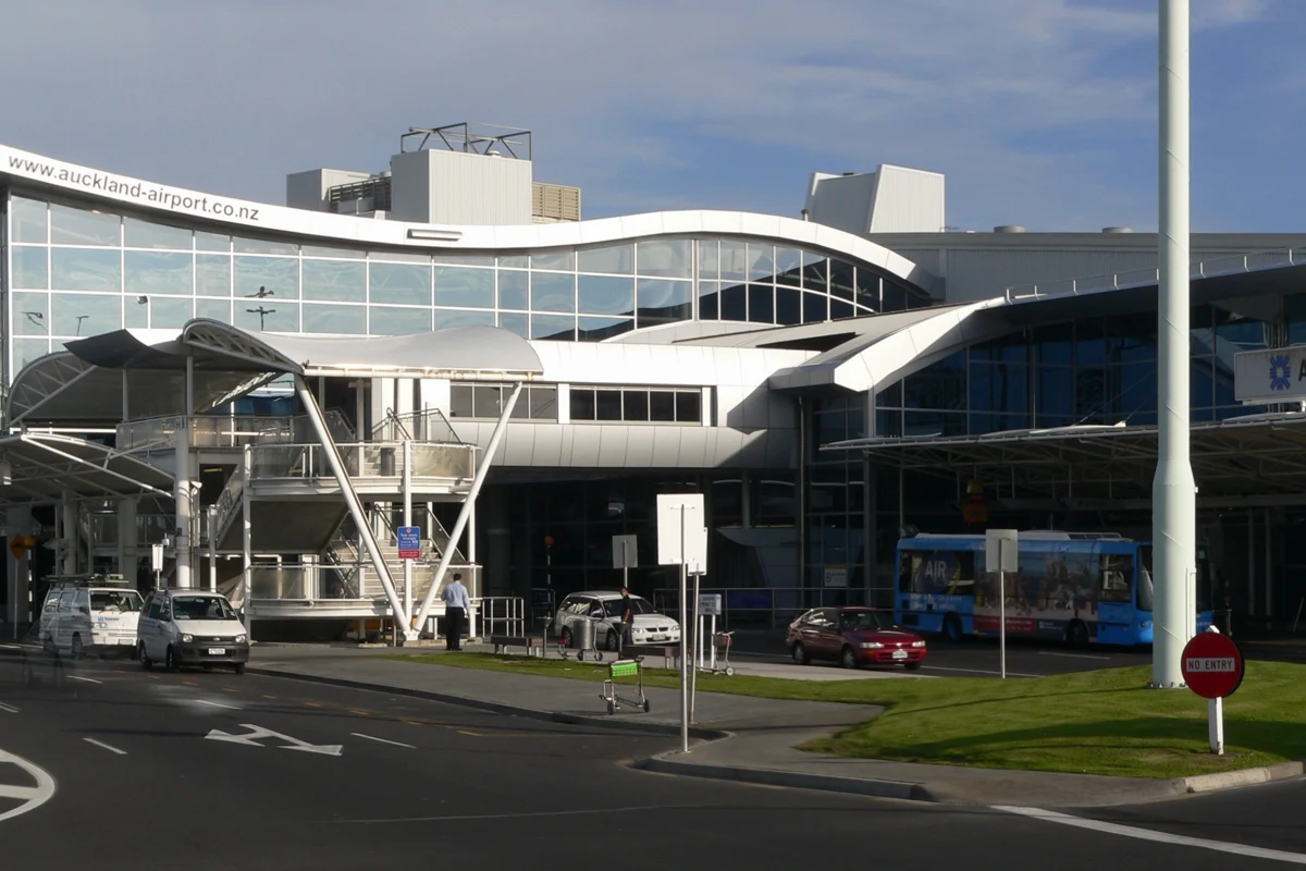 Exterior of Auckland Airport’s international terminal