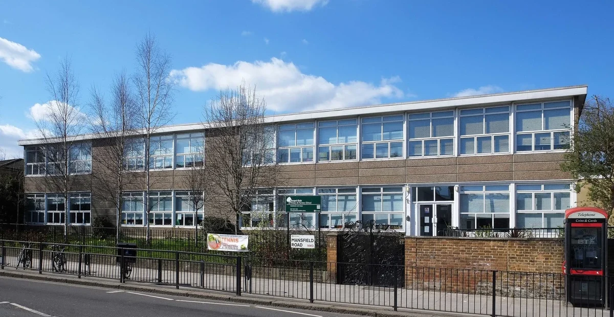 Gospel Oak Primary School in London, illustrating England school admissions