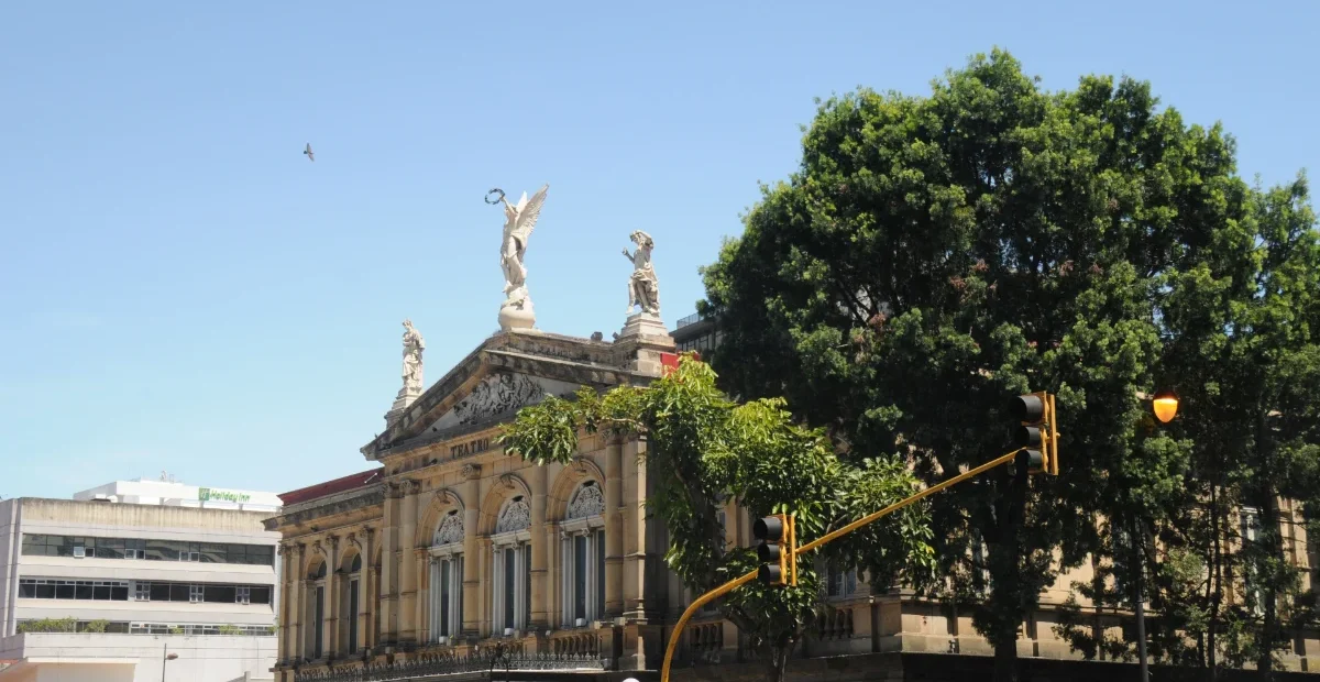 Indian embassy in Costa Rica: the National Theatre in San José, Costa Rica