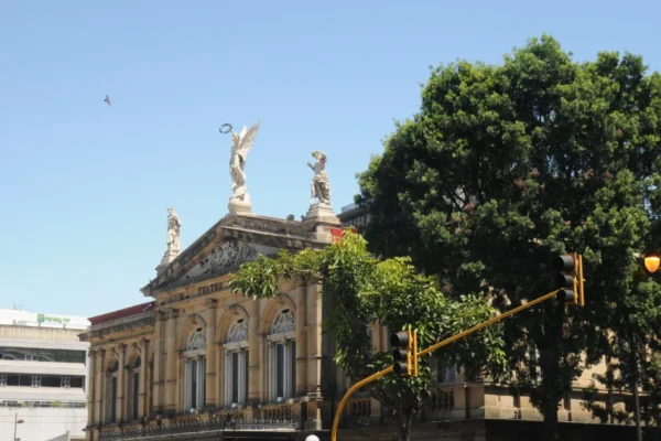 Indian embassy in Costa Rica: the National Theatre in San José, Costa Rica
