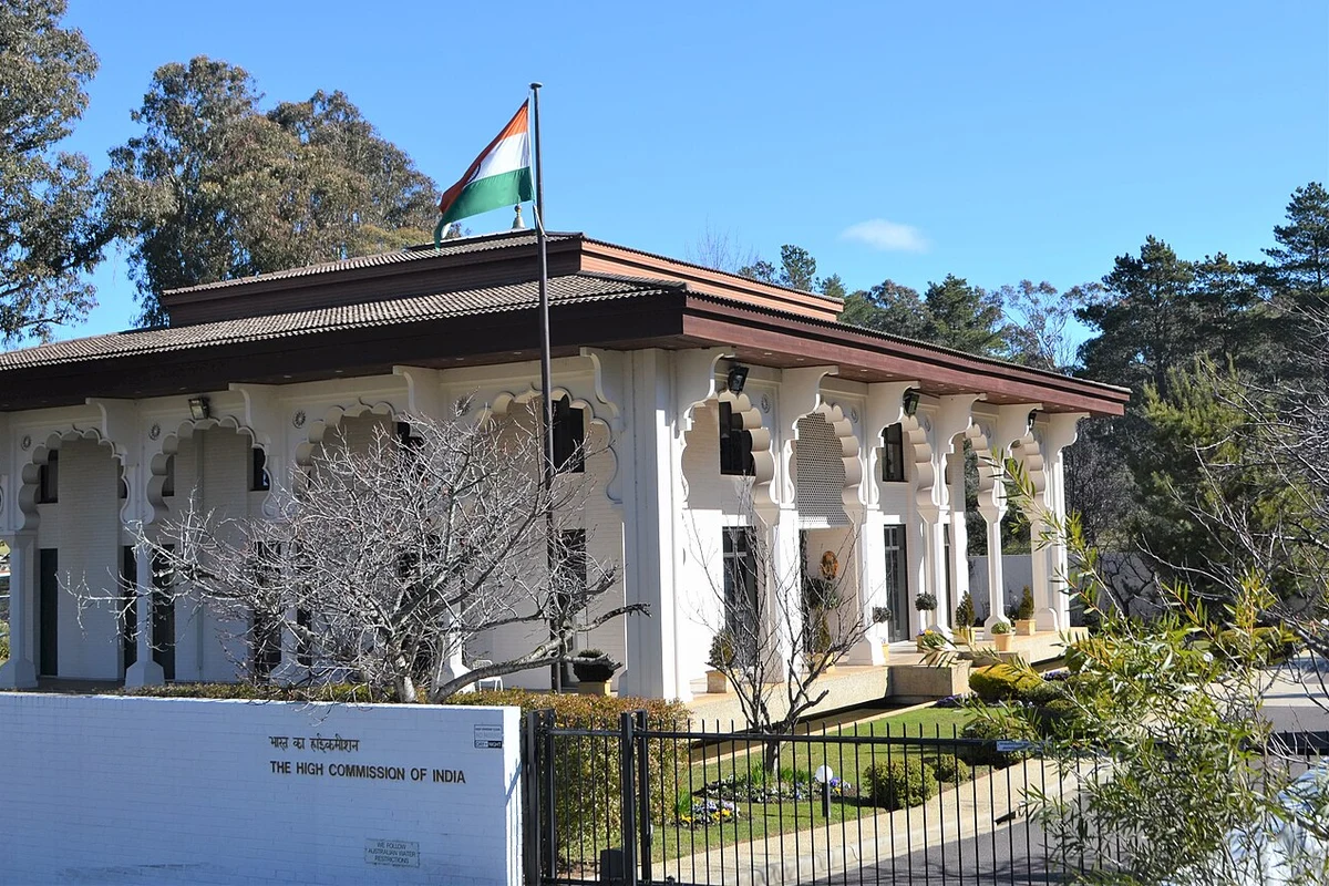 High Commission of India building in Canberra in August 2015