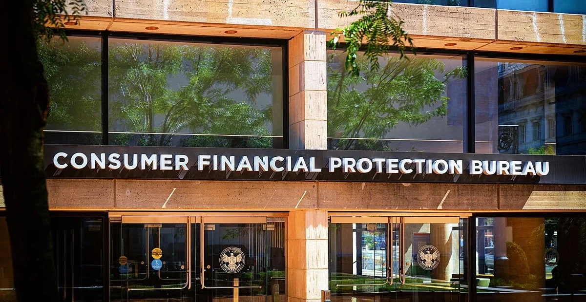 Consumer Financial Protection Bureau headquarters in Washington, whose guidance explains US credit history.