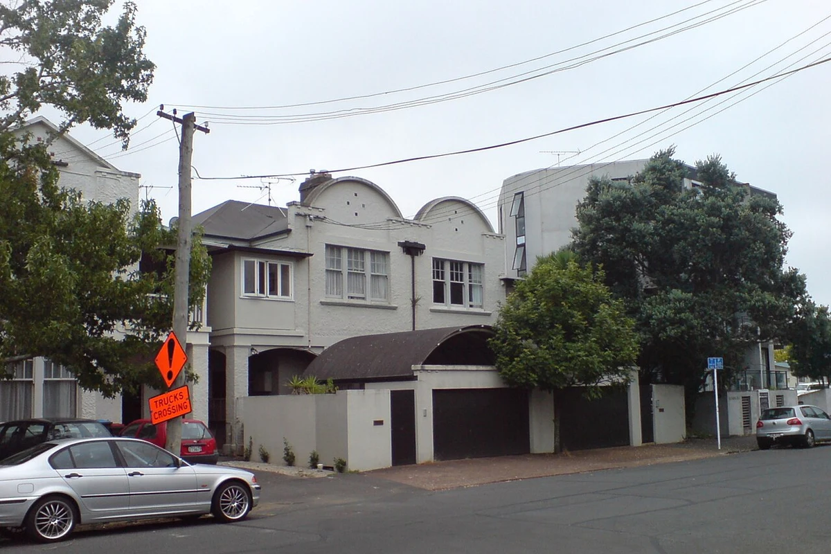 Residential buildings in Grafton, Auckland.
