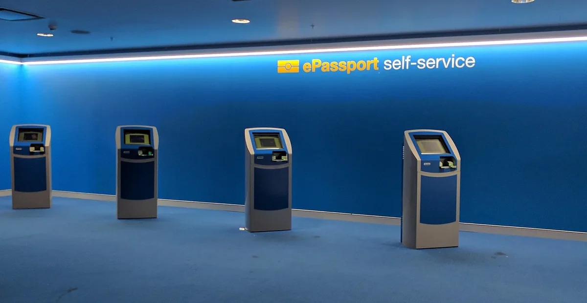 Australia arrival control: Passport self-service gates at Sydney Airport in an archive photograph