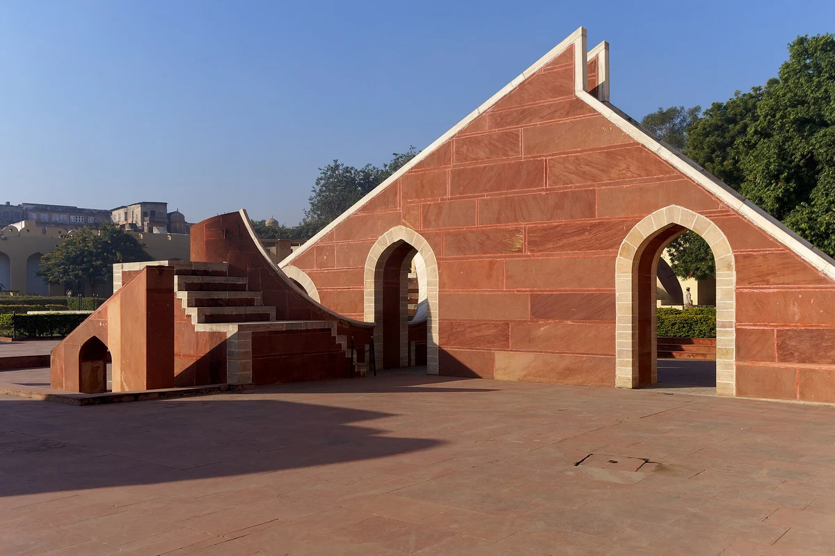 Jantar Mantar in Jaipur, photographed in December 2019