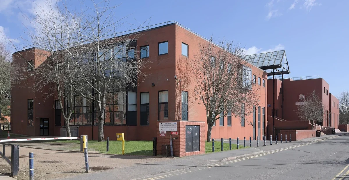 PPE fraud sentence: Leicester Crown Court, photographed on 14 March 2026