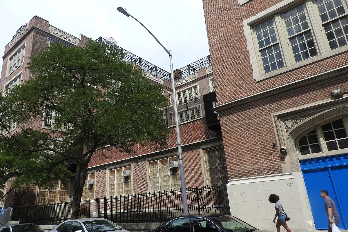 Brick buildings of Public School 11 in Manhattan