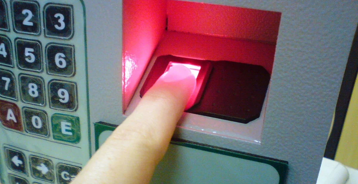 Fingerprint scanner in Brazil illustrating Australia visa biometrics identification