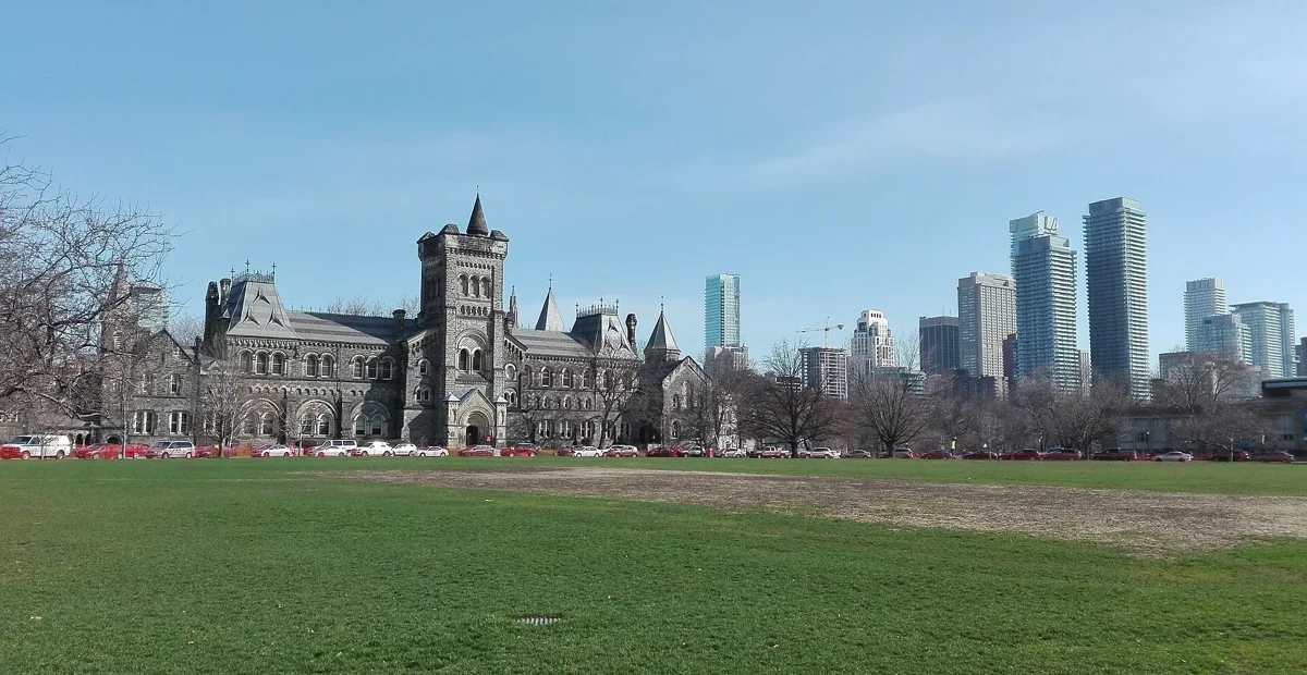 Canada study permit planning: University College at the University of Toronto in a 2017 photograph