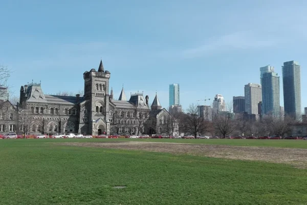 Canada study permit planning: University College at the University of Toronto in a 2017 photograph
