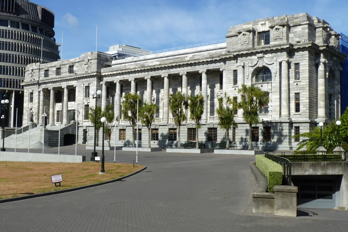 Parliament House in Wellington, New Zealand