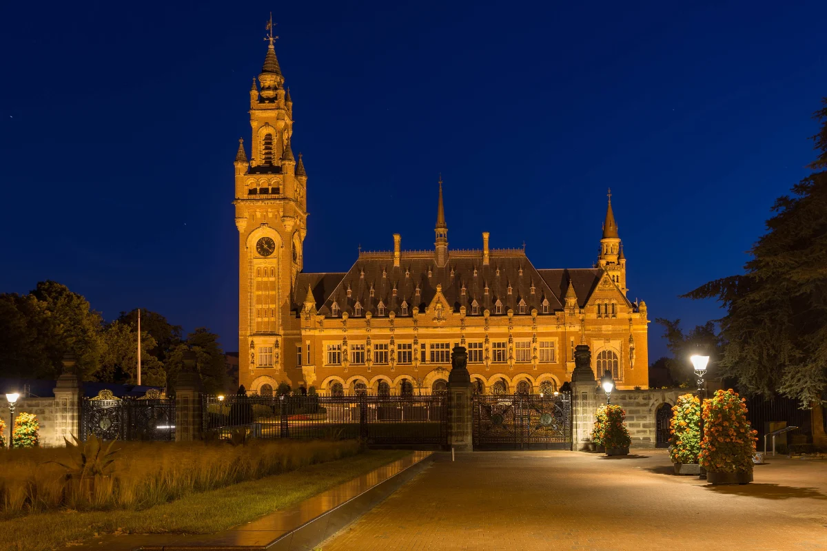 The Peace Palace in The Hague, seat of the International Court of Justice