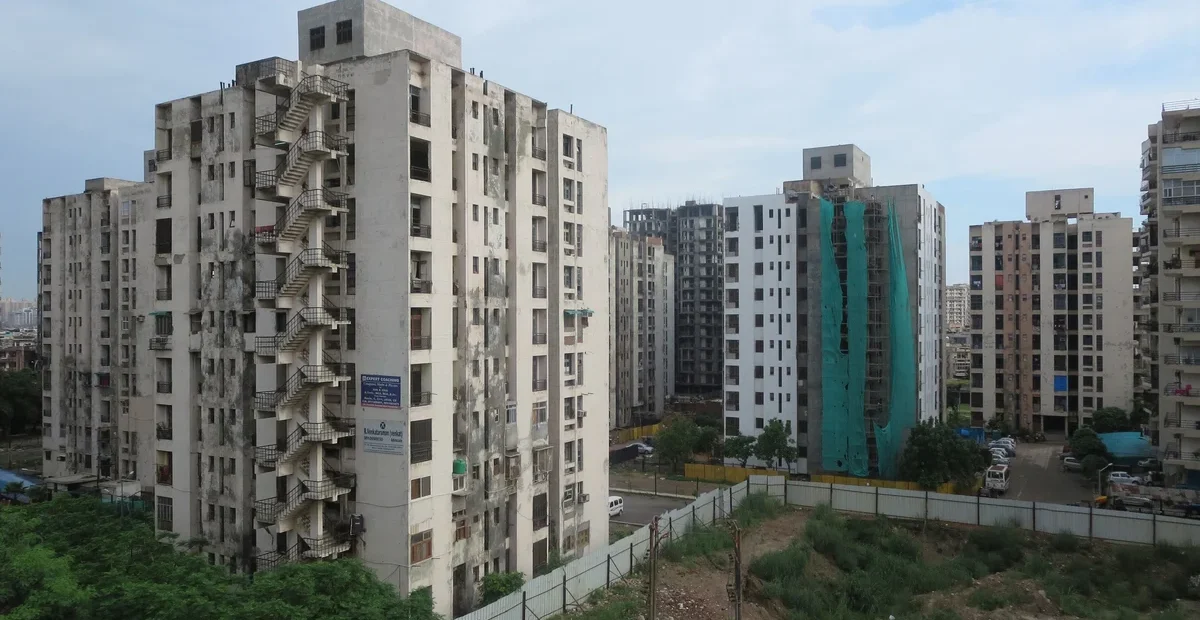 Residential apartments near Vaishali Metro station, illustrating Indian property in a UK inheritance tax review