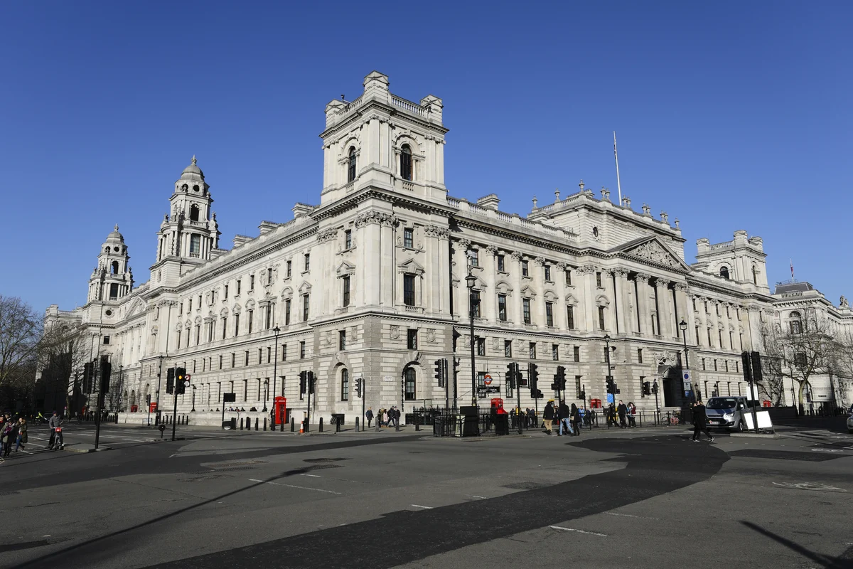 Government Offices Great George Street in Westminster, illustrating HMRC and UK inheritance tax guidance